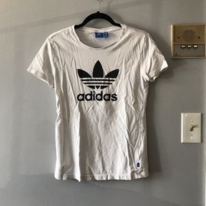 Adidas White Tee